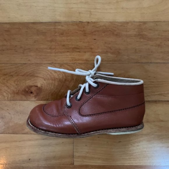 COPY - Vintage 60s leather shoes for toddler sz 6 - Picture 2 of 4